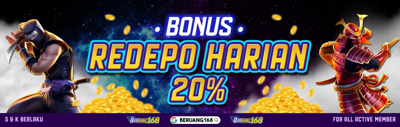 BONUS REDEPO HARIAN 20%