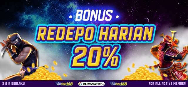 BONUS REDEPO HARIAN 20%